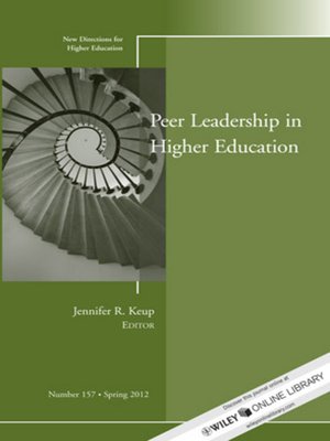 cover image of Peer Leadership in Higher Education
